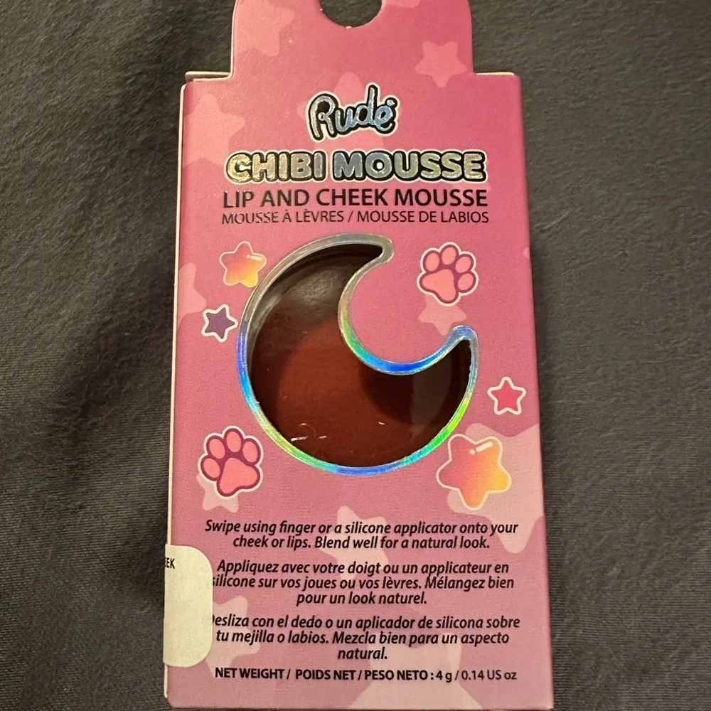 3/$15 🌸 Rude Chibi Mousse Lip and Cheek Mousse- Nyan